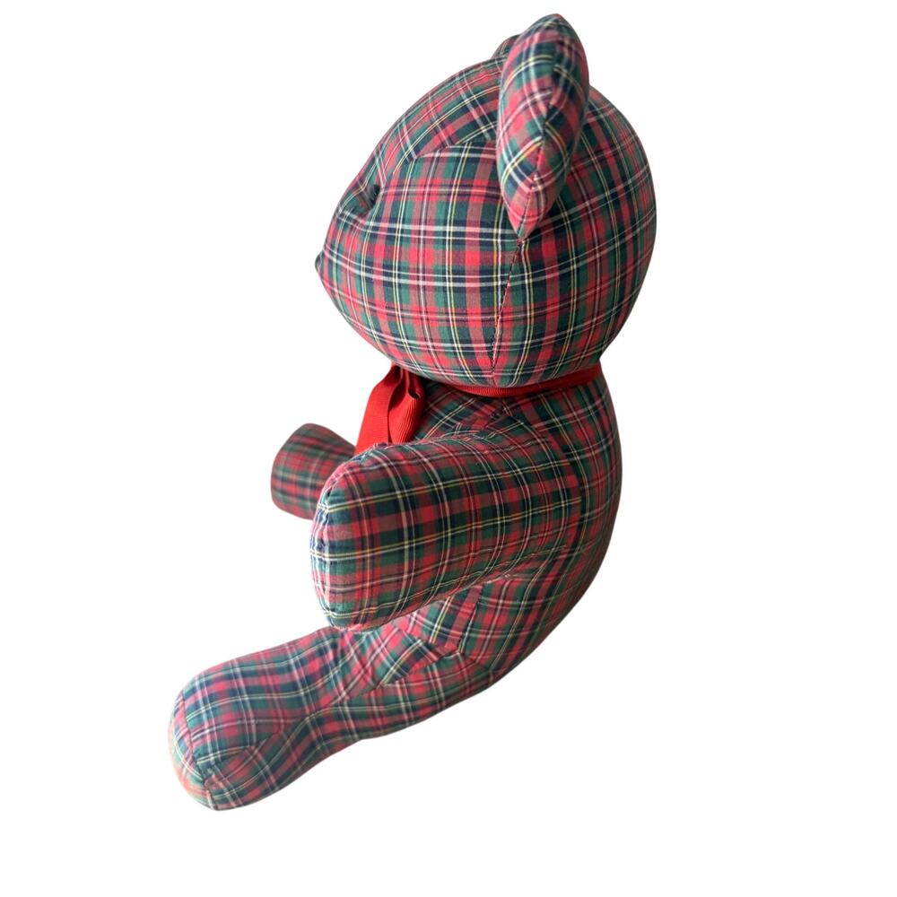 Ralph Lauren Tartan Plaid Teddy Bear Plush Stuffed Animal Collectible 11” - Picture 8 of 9